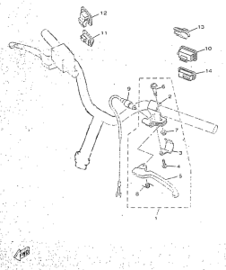 YN50R Handle switch. lever