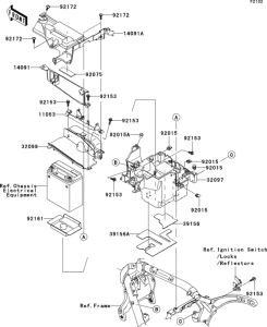 VN2000 Короб для АКБ