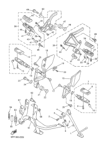 FZS600 Stand. footrest