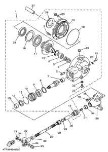 XVS650 Ведущий вал
