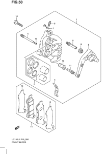 UX150 Передний суппорт