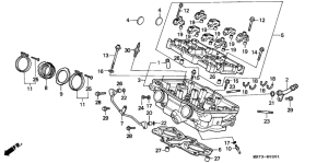 VFR750R Головка цилиндров