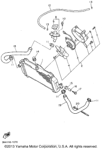 FZR600RFC Радиатор и Патрубки