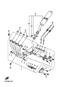 FZS1000 Выхлоп