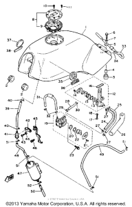 SRX600SC Топливный бак