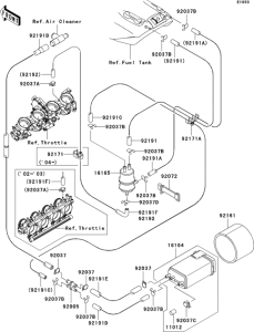 ZX1200 Топливная система