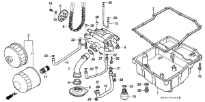 VFR750F Oil filter / oil pump