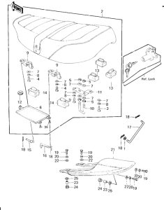 KZ650 Seat / seat cover
