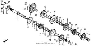VF750C Трансмиссия