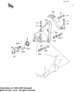  Педаль тормоза