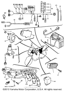 XJ600SEC Электрика