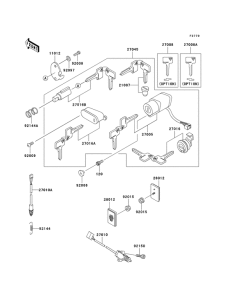 VN800 Замок зажикания