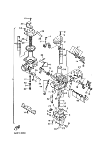 SRX400 Tobera  carburador