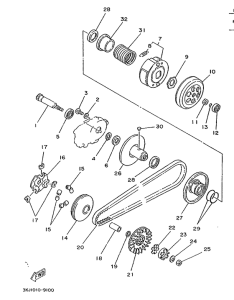YE80 Сцепление