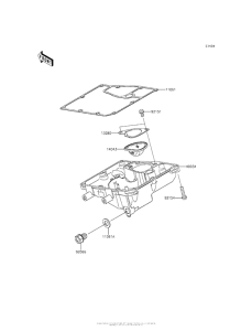 ER650 Маслянный поддон