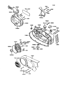 KH125 Крышки двигателя