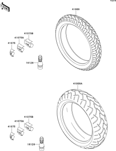 ZX1200 Покрышки