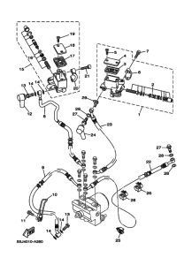 YP250A ﾌﾛﾝﾄﾏｽﾀｼﾘﾝﾀﾞ 2