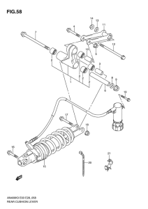 AN400 Втулки заднего рычага