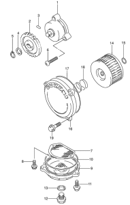 DR650 Маслонасос