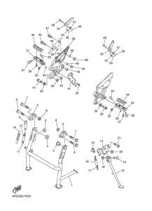 FZ6-SA Stand & footrest