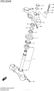 DL650X (ABS) Траверса нижняя