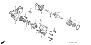MTX125 Водяная помпа