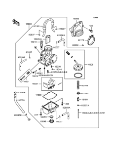 KX125 Карбюратор