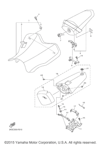 YZF-R1M Сиденье