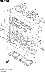 GSX1300R (ABS) Cylinder Head (Gsx1300Ral5 E28)