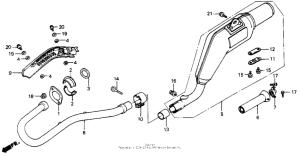 XR200R Muffler 86-93