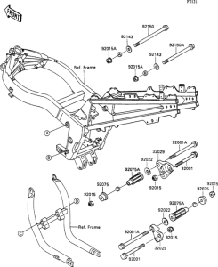 ZX1100 Frame fitting