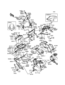 KLE650 Обтекатели