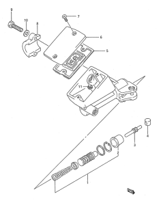 GSX1100 Главный цилиндр сцепления