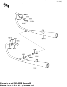 KZ250 Глушитель