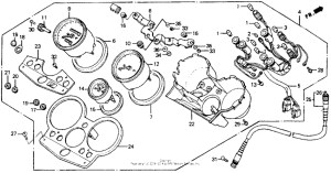 CB1000F Спидометр