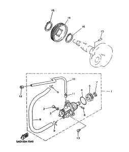YN50R Масляный насос