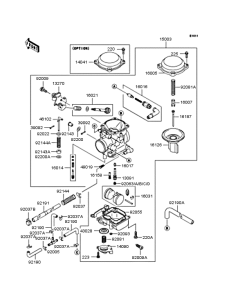 VN400 Карбюратор