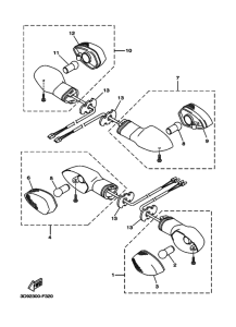 YBR125ED Проблесковый световой сигнал