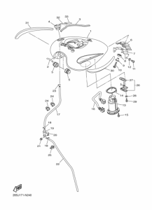 XVS950CT Топливный бак