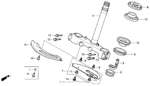 NX125 Траверса нижняя