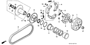 SJ50 Вариатор