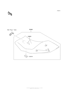 ER650 Сиденье
