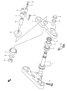VS1400 Траверса нижняя