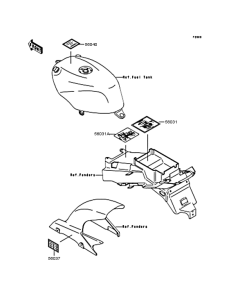 ZX250 Наклейки