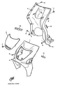 YE50 Ветровое стекло