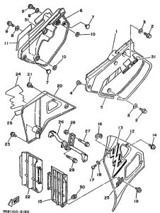  Side cover  /  oil tank