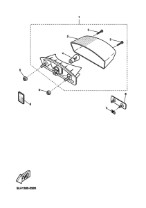EW50 Taillight unit ass`y