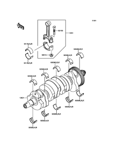 ZR800 Коленвал