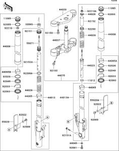  Передняя вилка